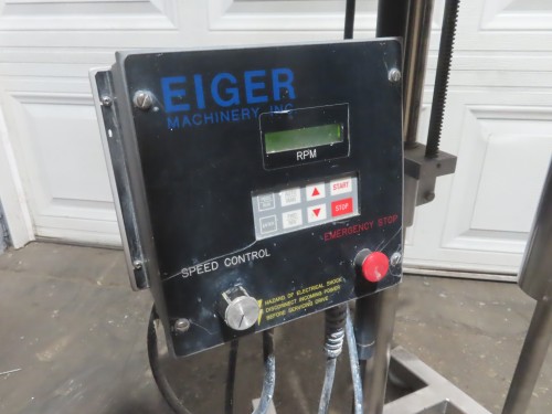 1 hp Eiger Machinery Inc. High Speed Lab Disperser