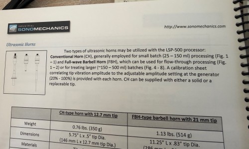 Ultrasonic Processor