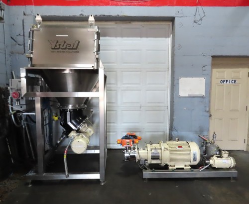 Ystral Conti TDS-3 with fluidizer hopper