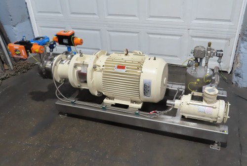 Ystral Conti TDS-3 with fluidizer hopper