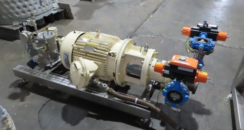 Ystral Conti TDS-3 with fluidizer hopper