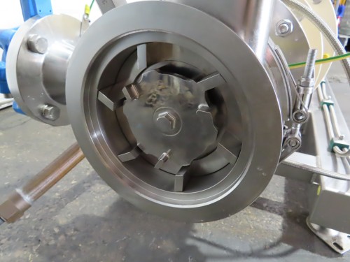 Ystral Conti TDS-3 with fluidizer hopper