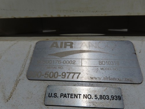 used Airlanco bag dump station