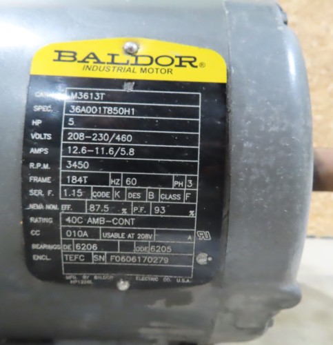  3450 rpm