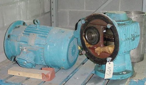 10 hp Agitator Drive for Glass Lined Reactor.