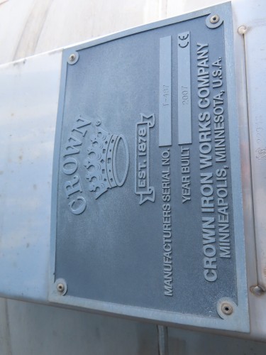 6000 gallon Vertical Stainless Steel Tank