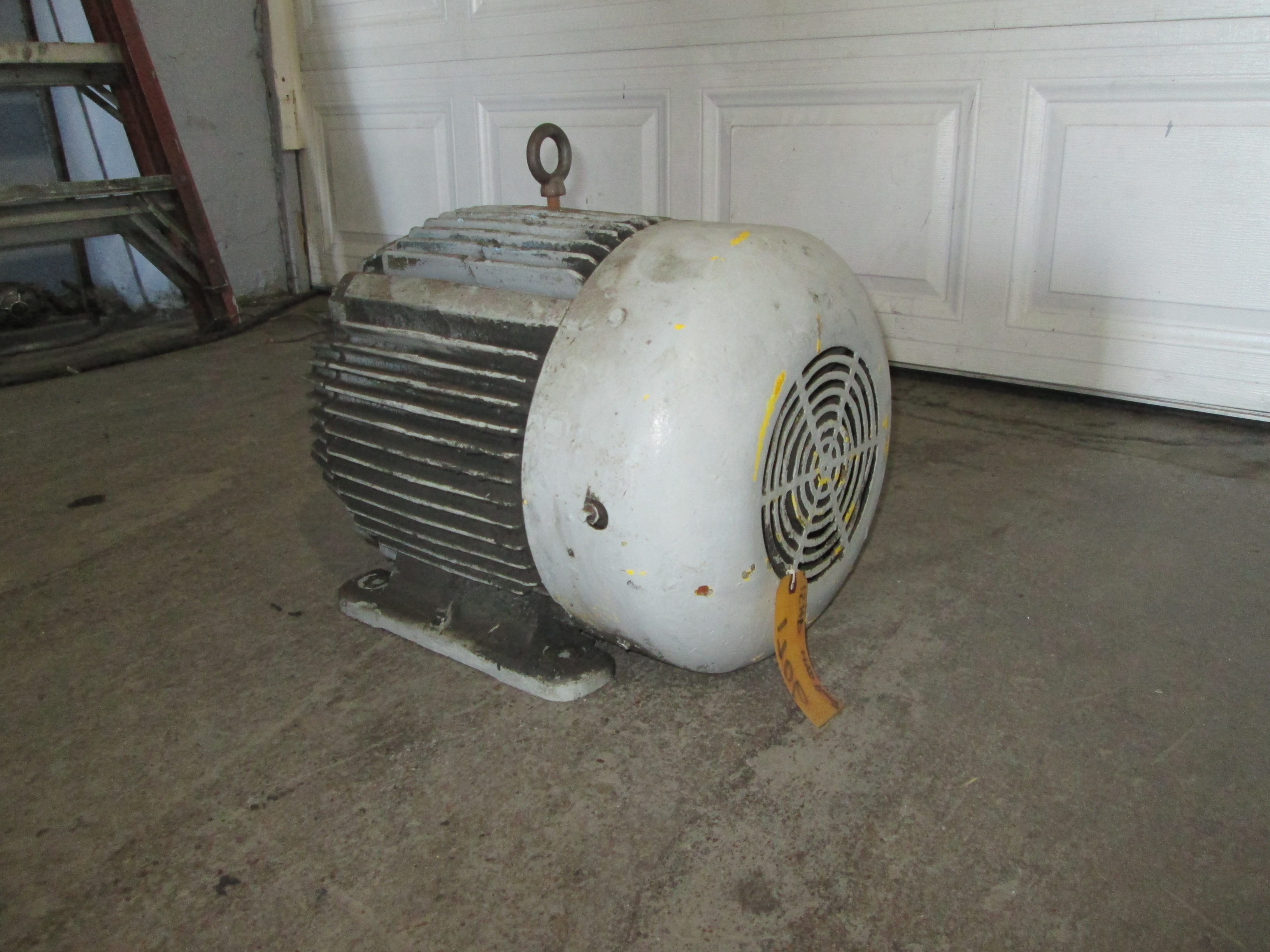 15 HP Electric Motor, 1170 RPM, 230/460V