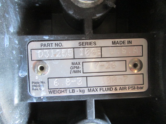 Graco Husky Double Diaphragm Pump.