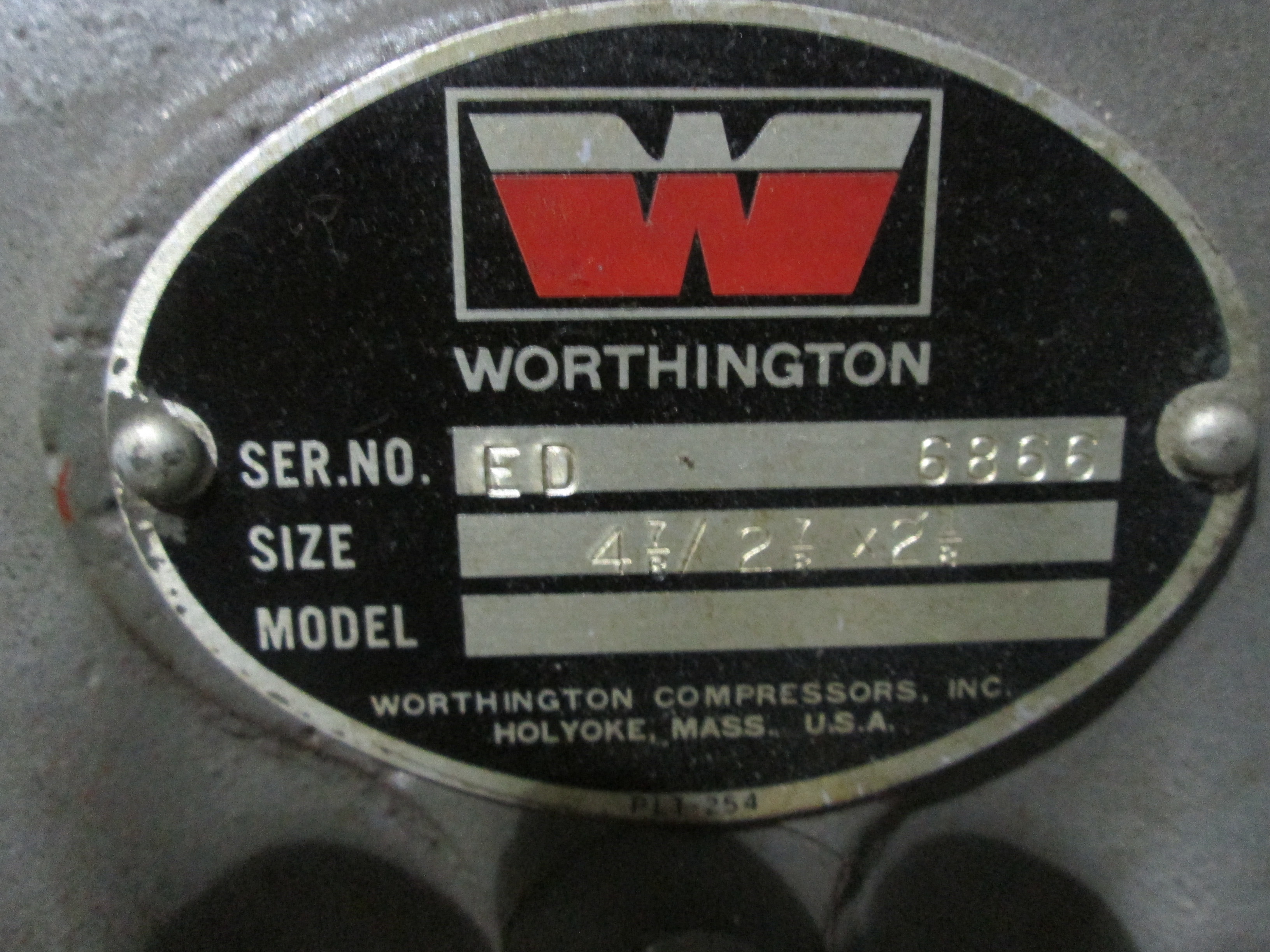 5 hp Worthington Air Compressor