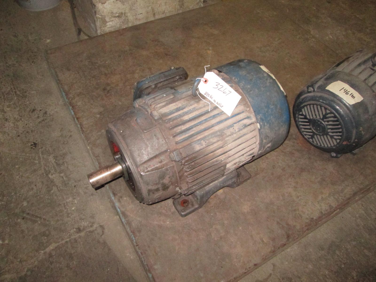 15 HP Louis Allis "Pacemaker" Electric Motor, Frame 254TC