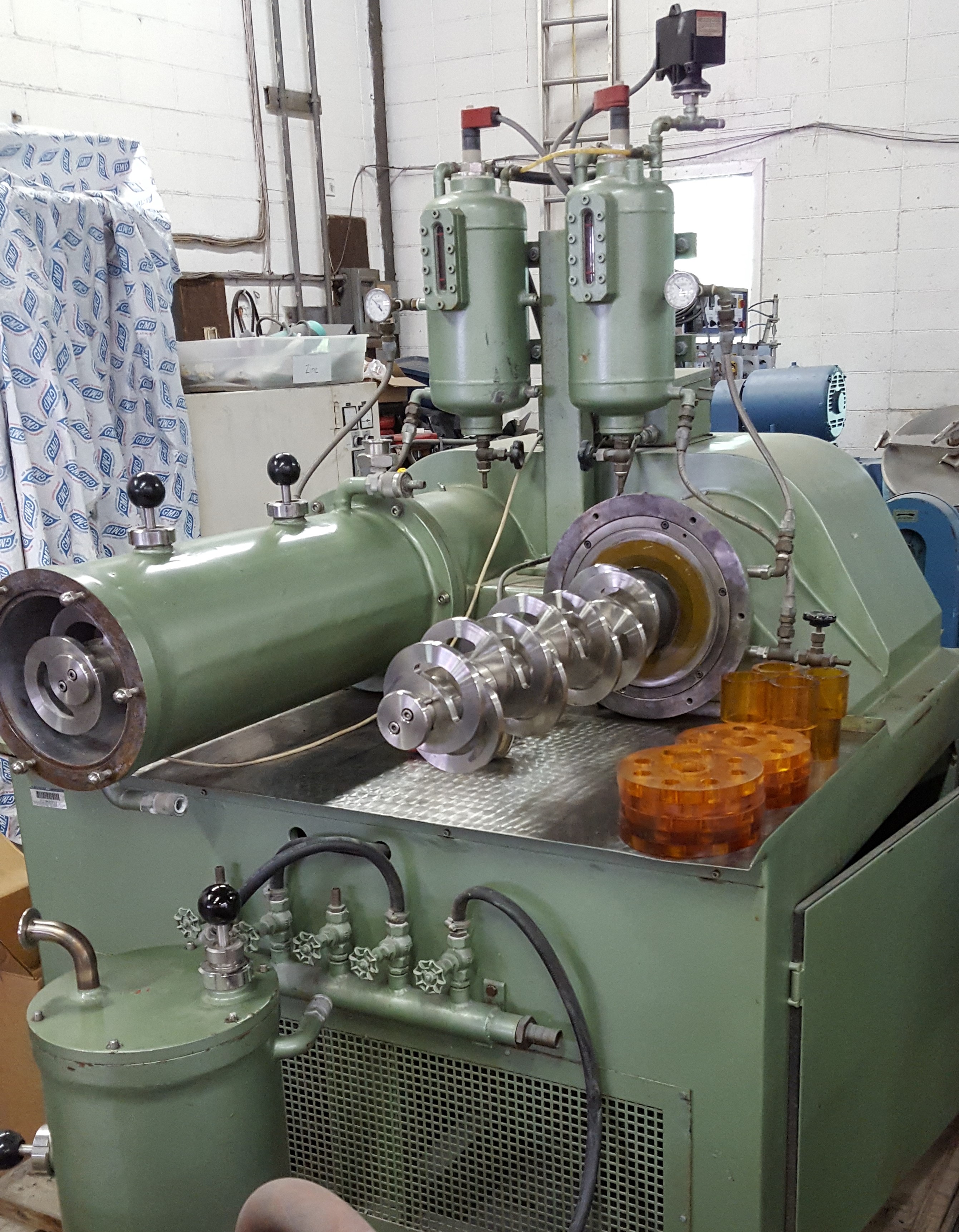 Netszch Horizontal Media Mills, (2) 20 liter chambers