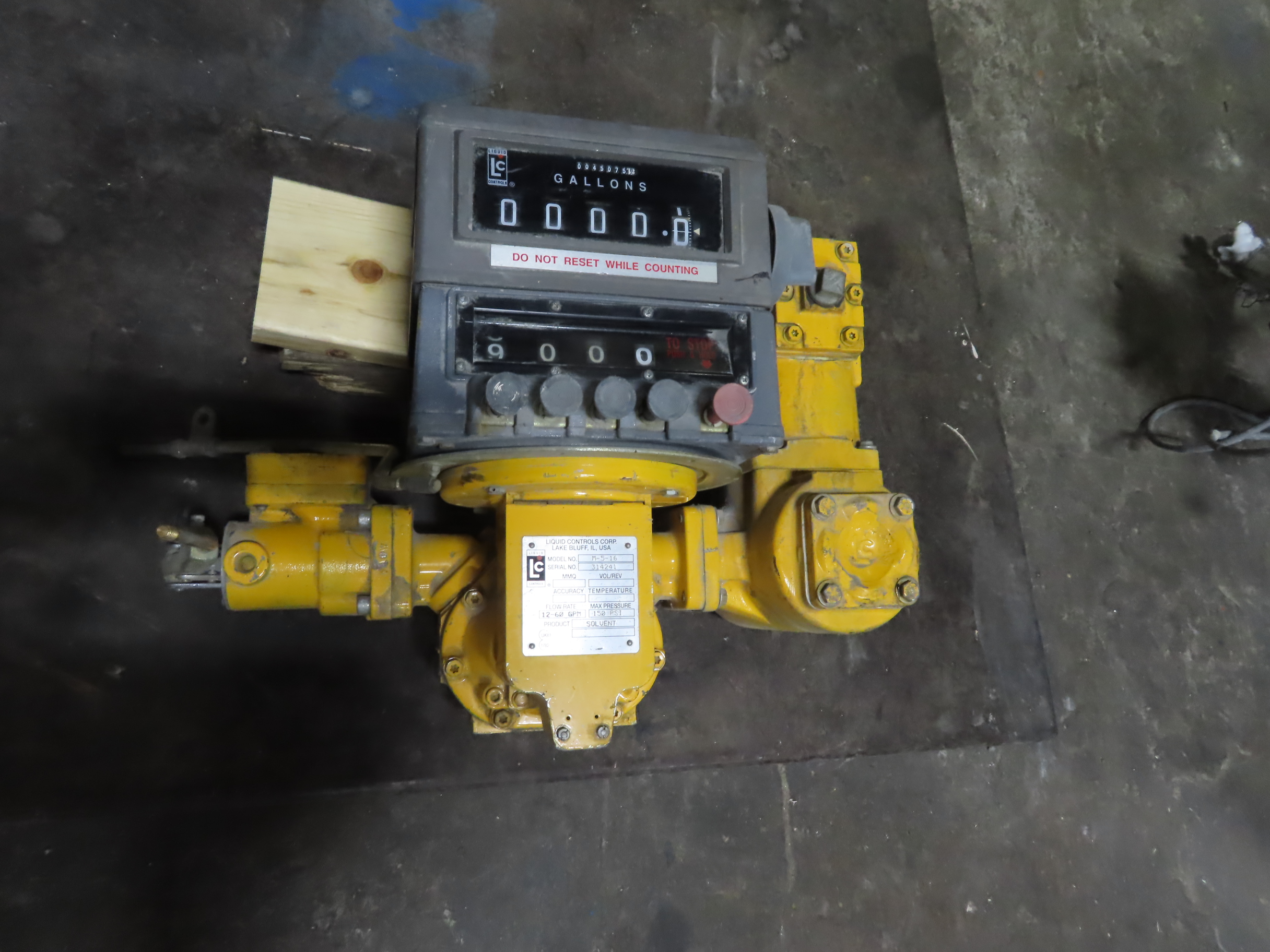 Liquid Controls Corp Meter, M516