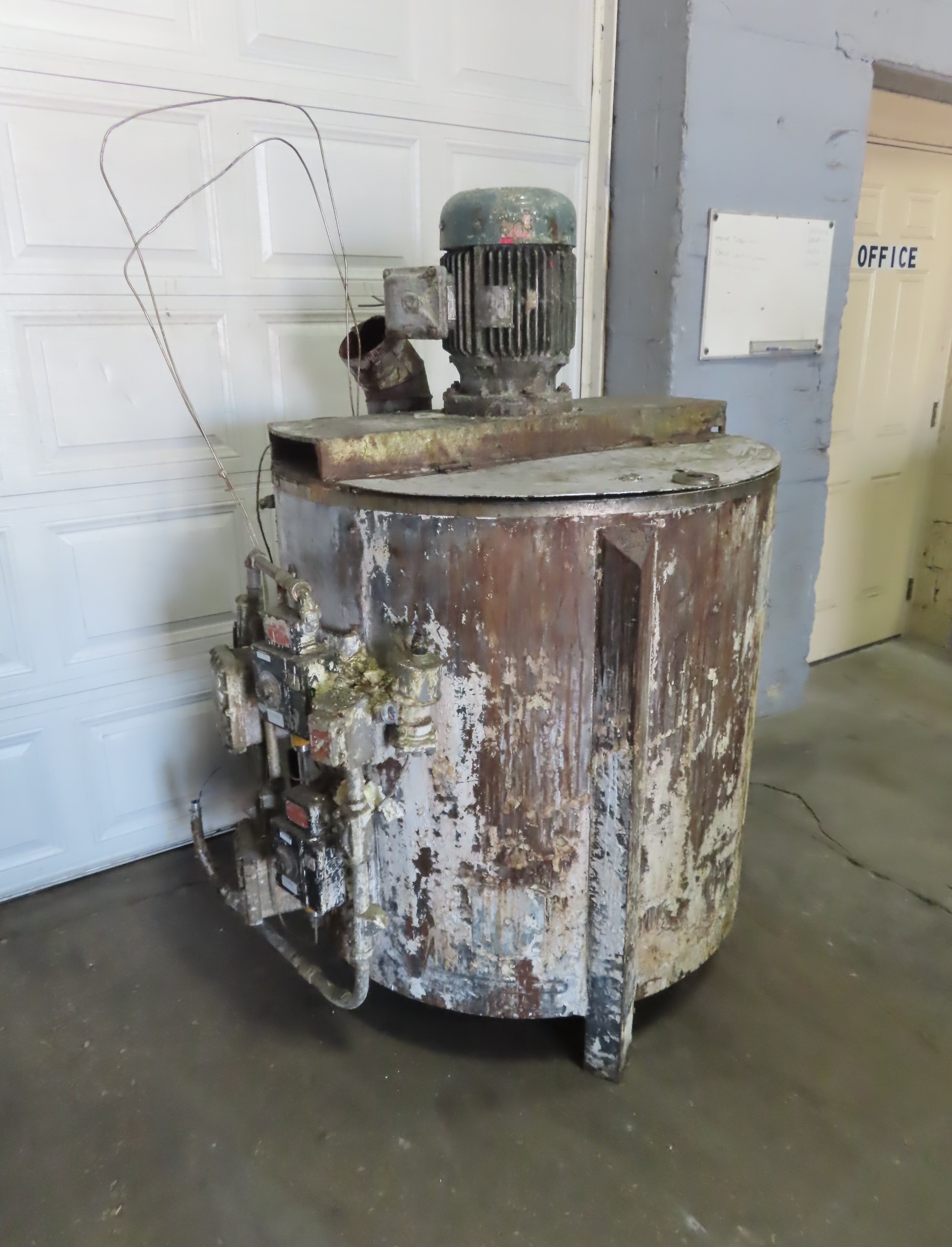 10 HP Ross High Shear Mixer Rotor Stator with 150 gallon Sta-Warm Tank