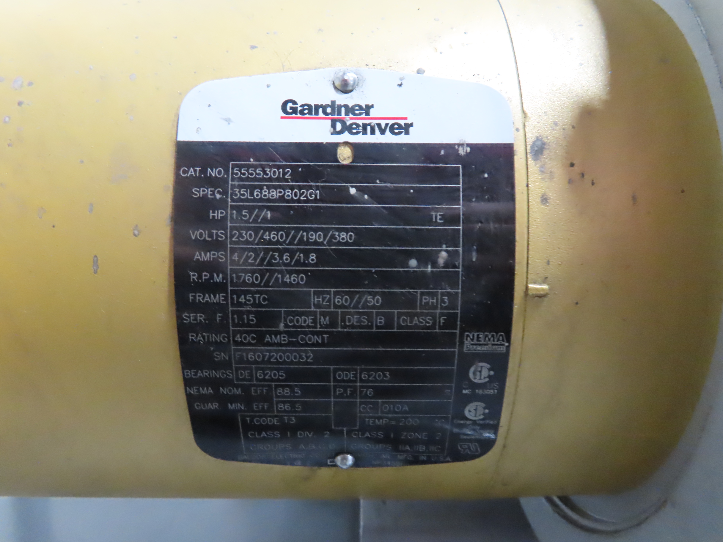 Elmo Rietschle Gardner Denver Vacuum Pump, VVCE25