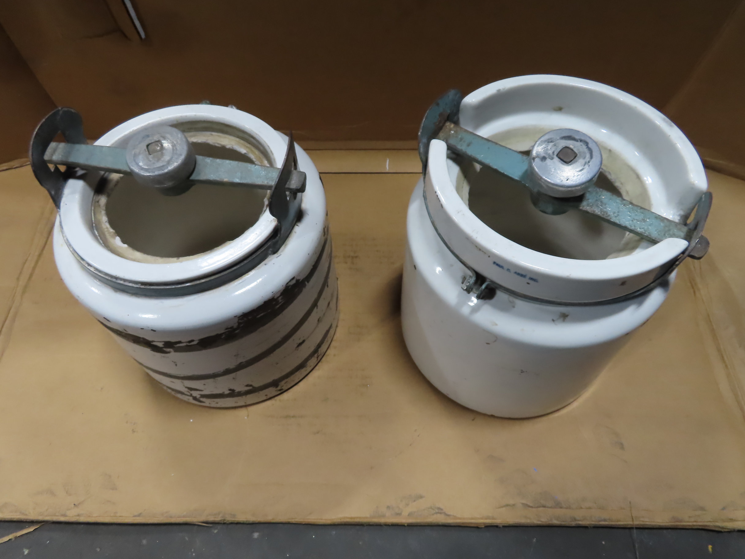Two 1.5 gallon Jar Roller Mill Jars