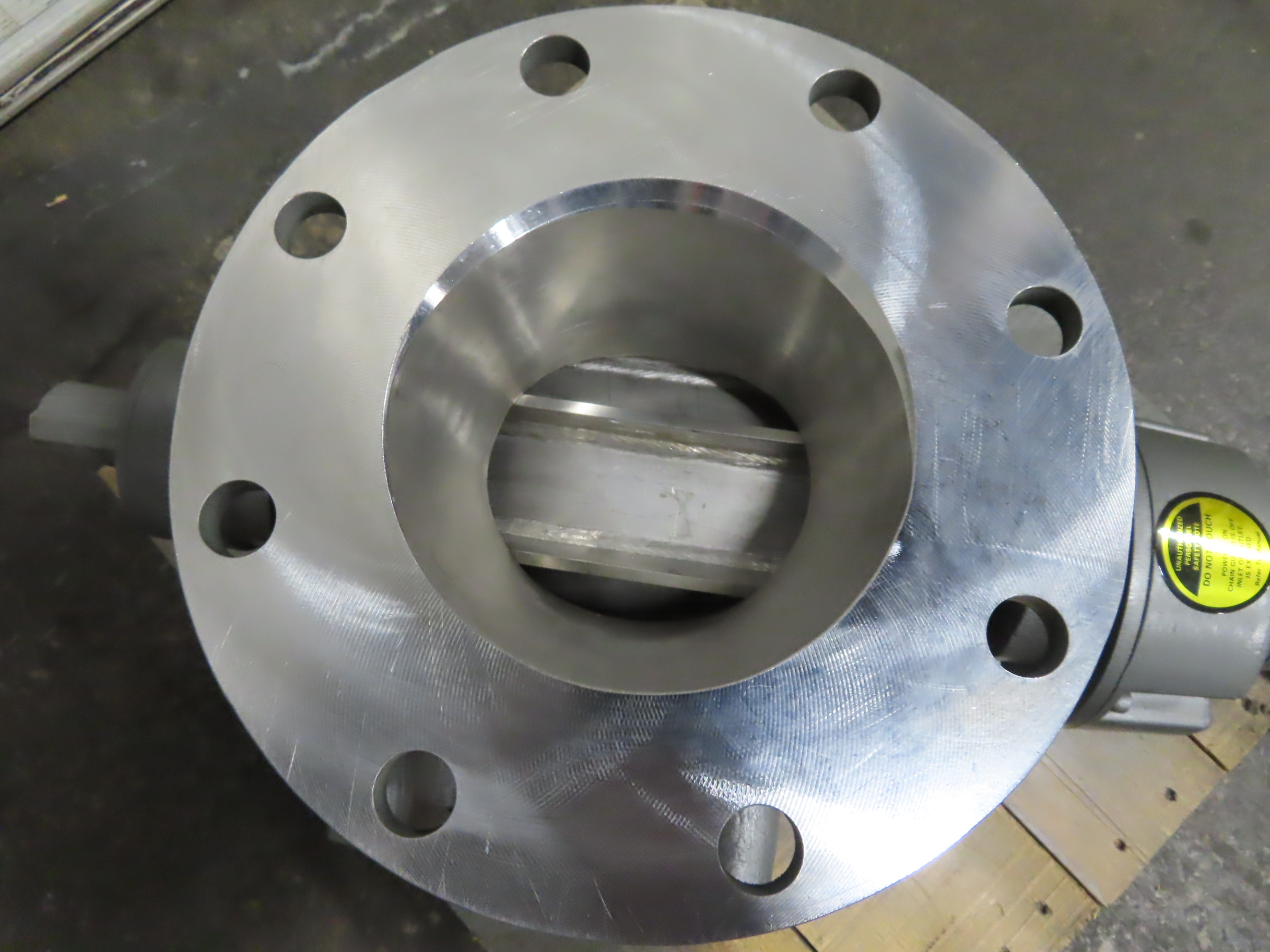 Rotolok Rotary Airlock Valve, 6" flanged and tapered