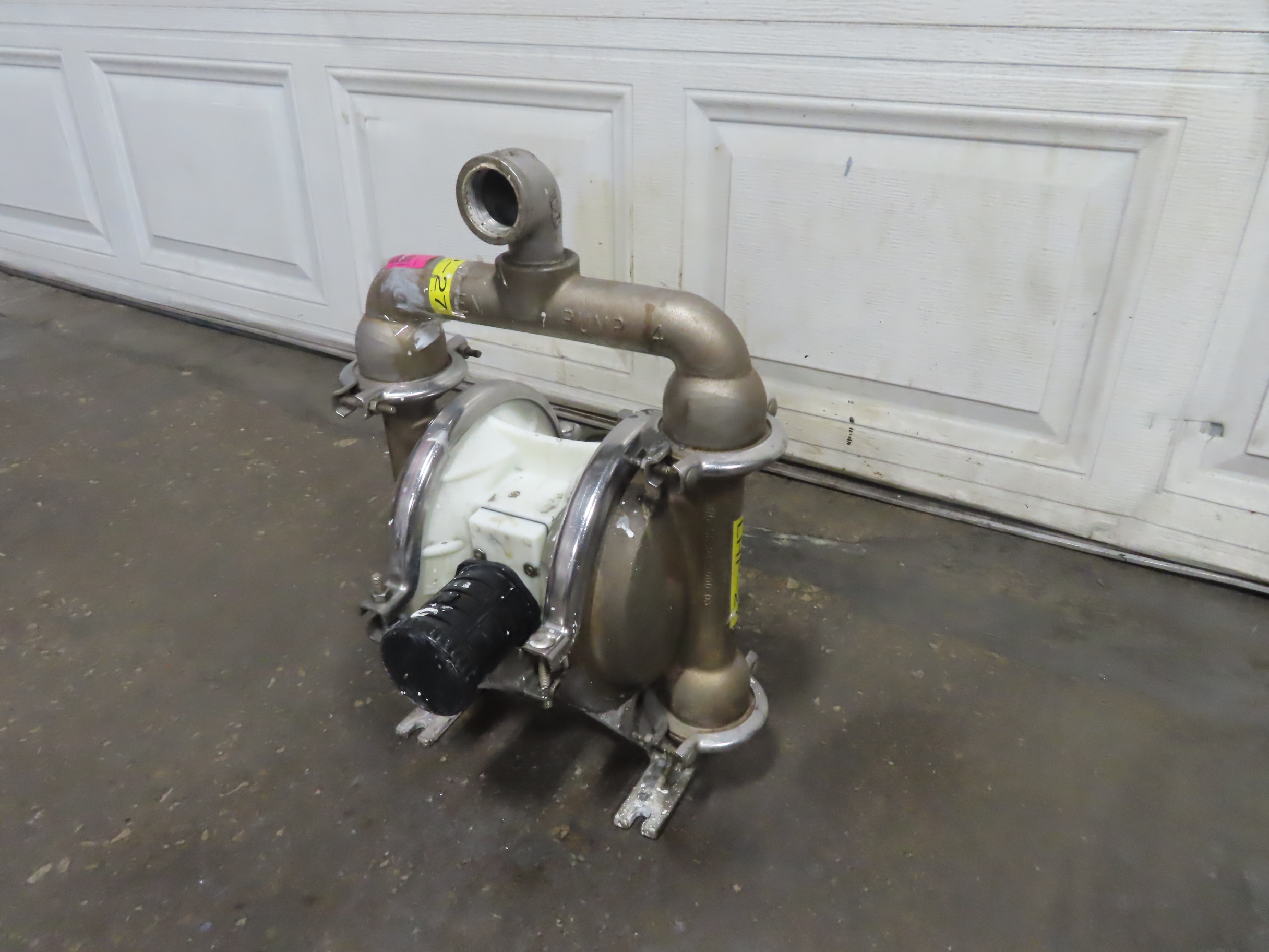 Wilden Double Diaphragm Pump, 316 SS and Teflon
