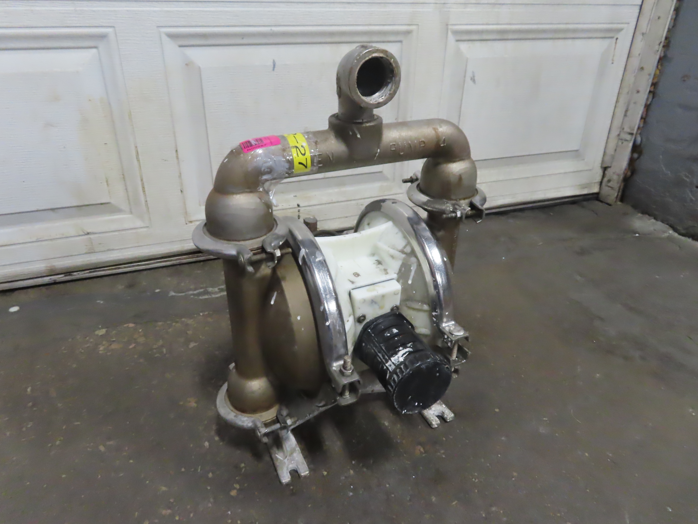 Wilden Double Diaphragm Pump, 316 SS and Teflon