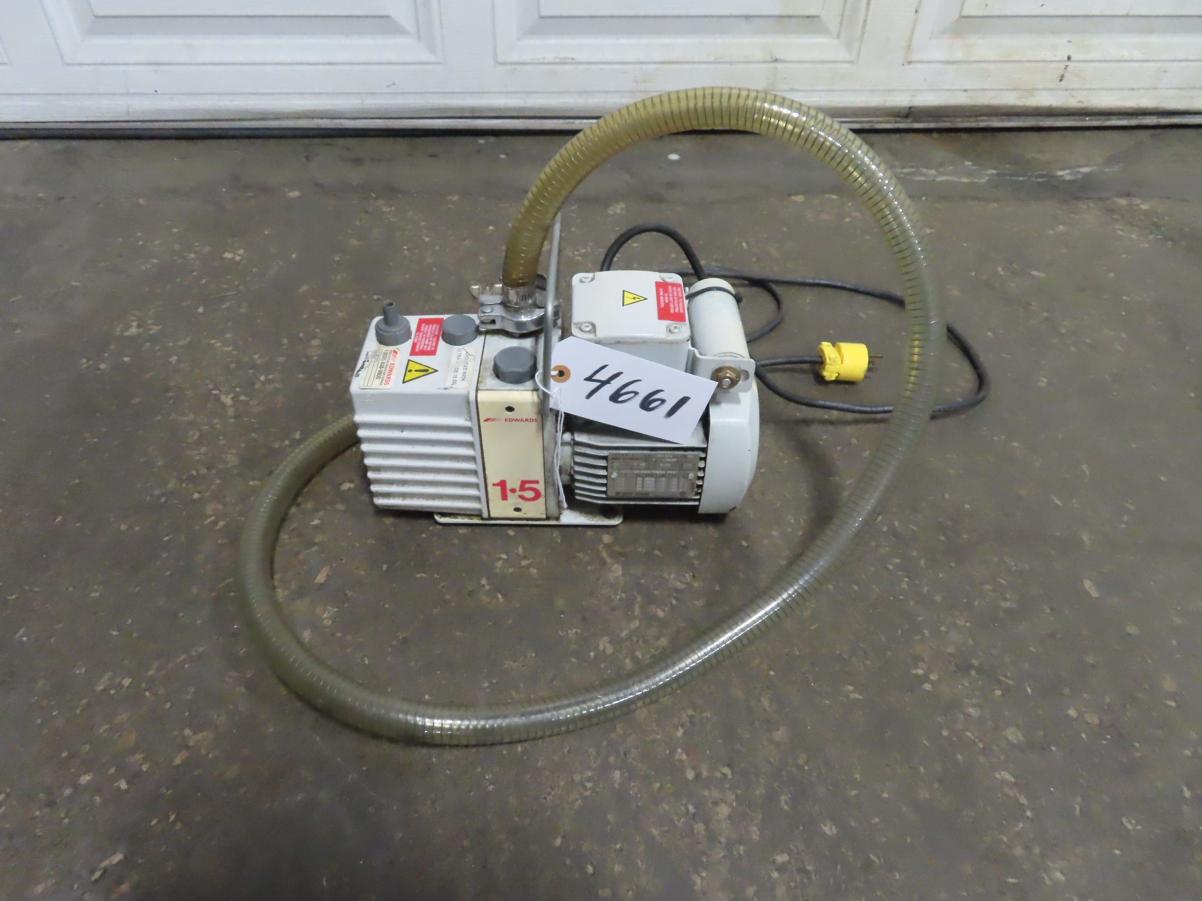 1 5 hp edwards vacuum pump