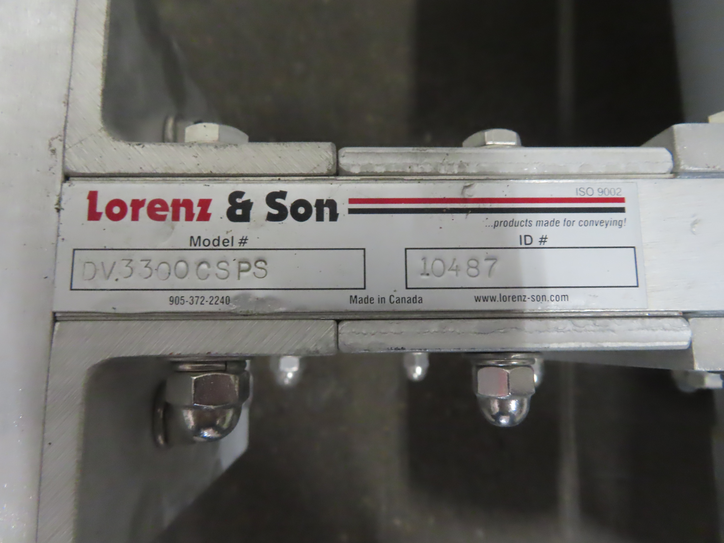 Lorenz & Son Pneumatic 3-Way Diverter Valve, Aluminum and Stainless Steel